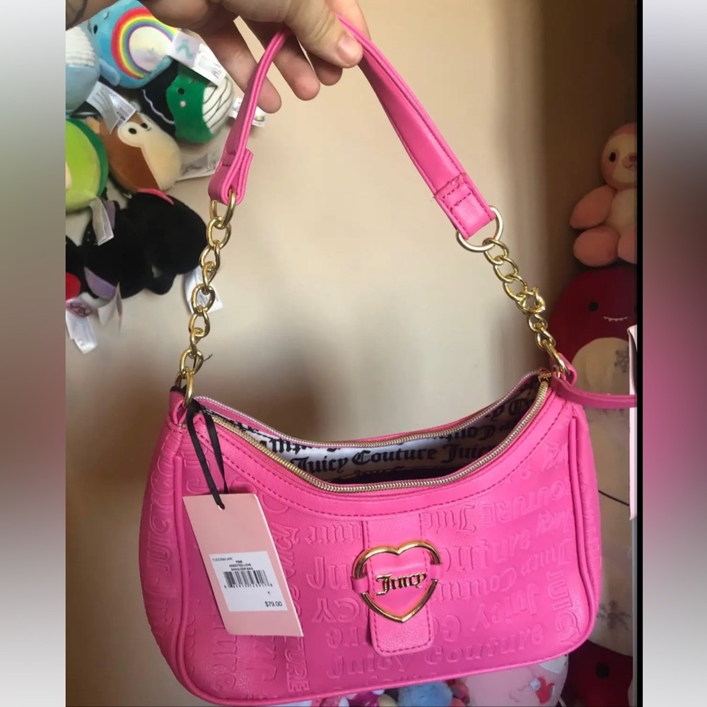 Y2k hot pink juicy couture handbag